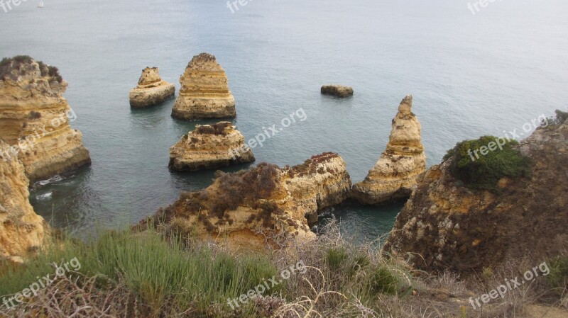 Portugal Algarve Lagos Rock Nature