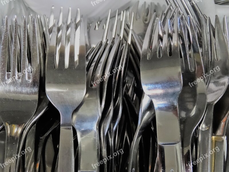 Cutlery Fork Metal Eat Gastronomy