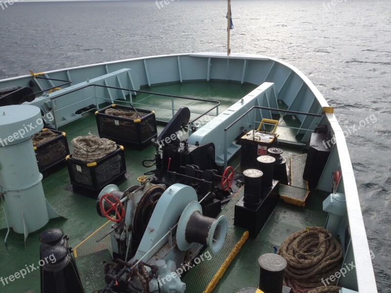 Car Ferry Bow Winch Ferry Boat