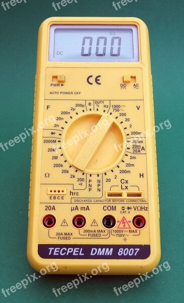 Multimeter Electrical Testing Instrument Free Photos