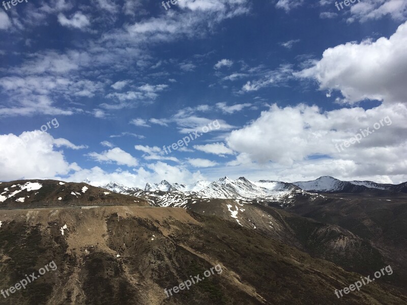 The Yellow Dragon Sichuan The Scenery Free Photos