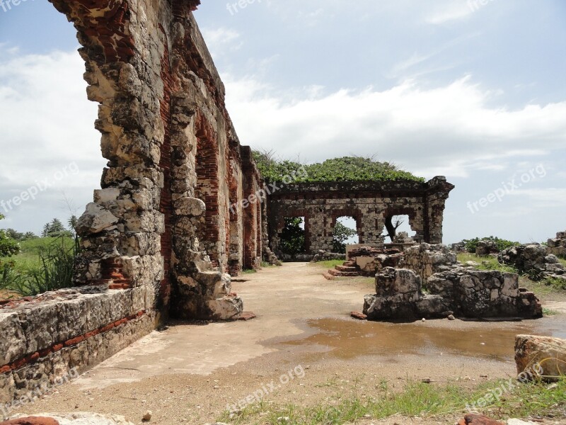 Puerto Rico Abandoned Building Beach Architecture Travel