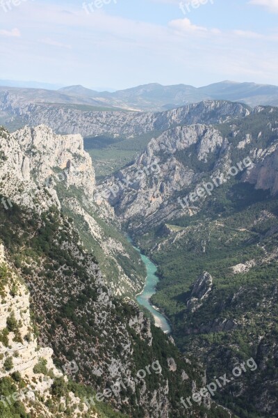 Verdon Gorges Du Verdon River Free Photos