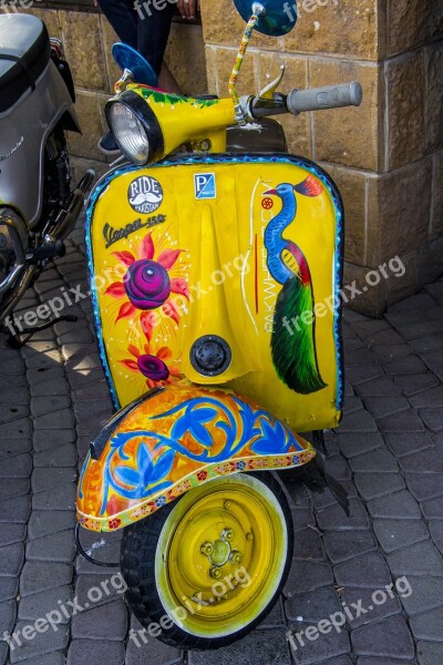 Vespa Vintage Vintage Bike Local Art Art