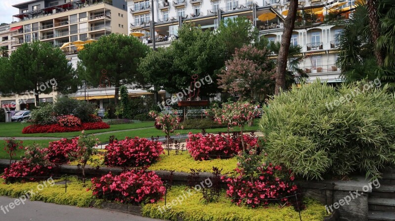 Garden Lake Léman Montreux Suisse Free Photos