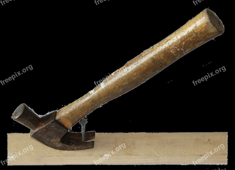 Tool Hammer Png Nail Wood