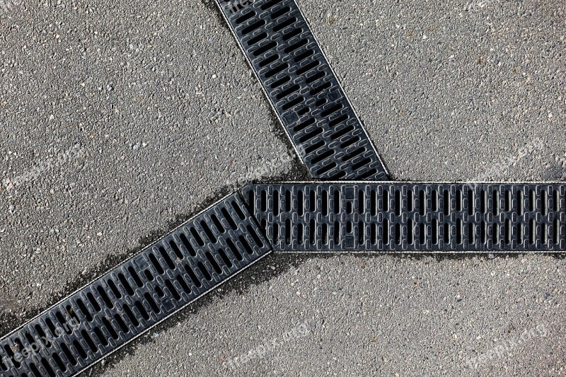 Drain Grill Grid Three Pattern