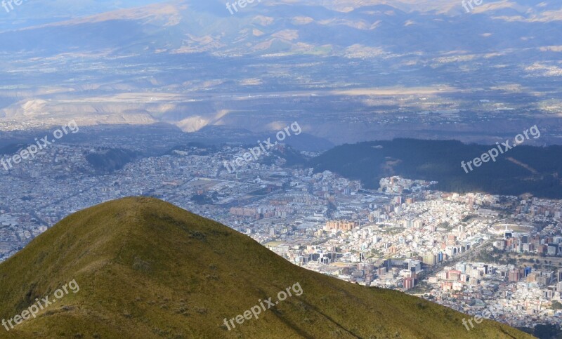 Quito Landscape Panoramic Free Photos