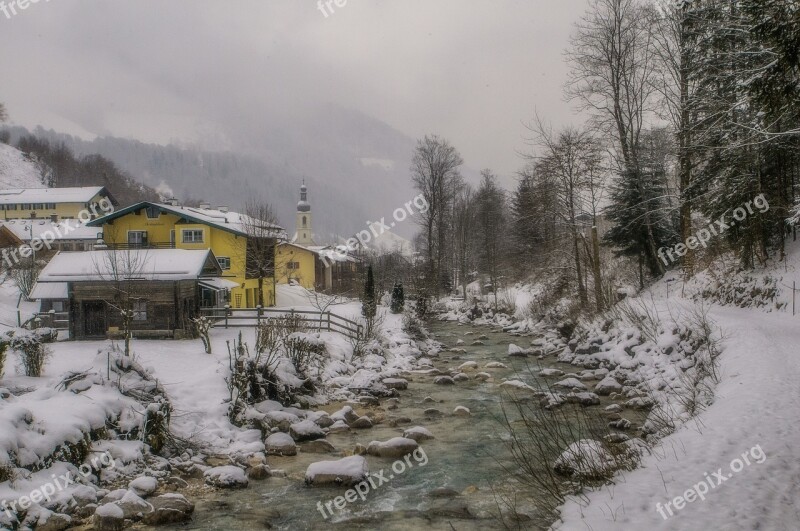 Berchtesgaden Winter Ramsau Free Photos