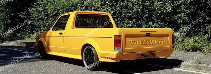 Vw Caddy Caddy Vw Custom Yellow