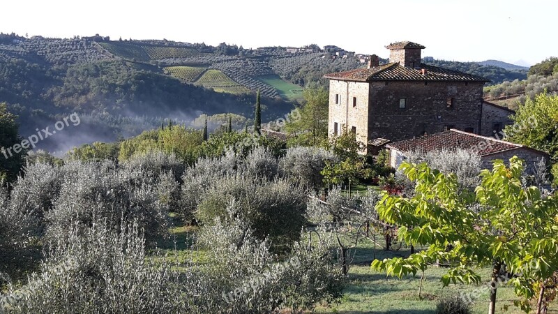 Tuscany Landscape Hill Italy Toscana