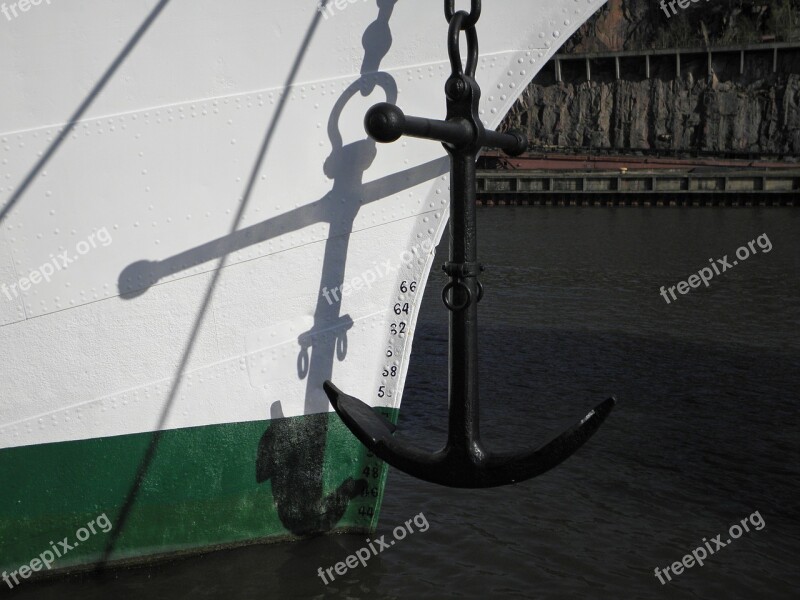 Anchor Ship Shipping Port Ship Anchor