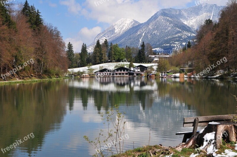 Garmisch Riessersee Spring Free Photos