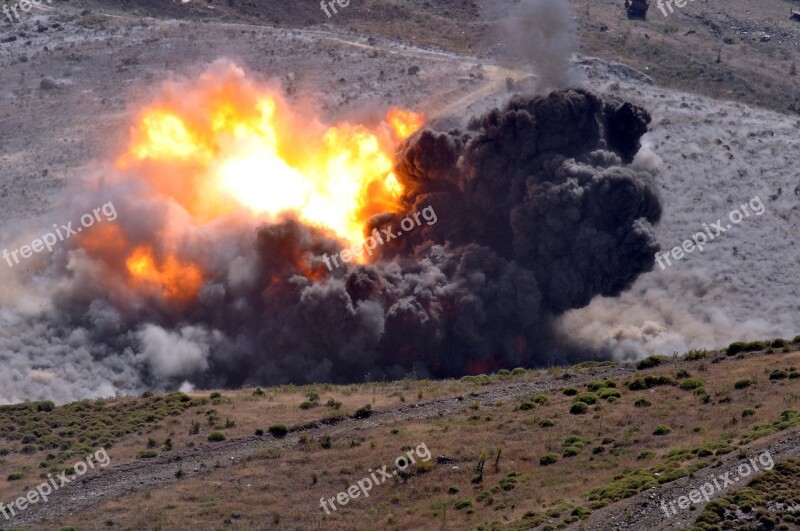 Soldier Weapons Drill Explosion Attack