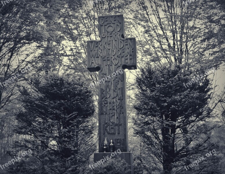 Cemetery Cross Old Cemetery Christianity Christian Faith