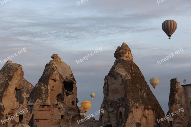 Cappadocia Turkey Panoramic Views Nature Landscape