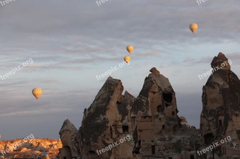 Cappadocia Turkey Panoramic Views Nature Landscape