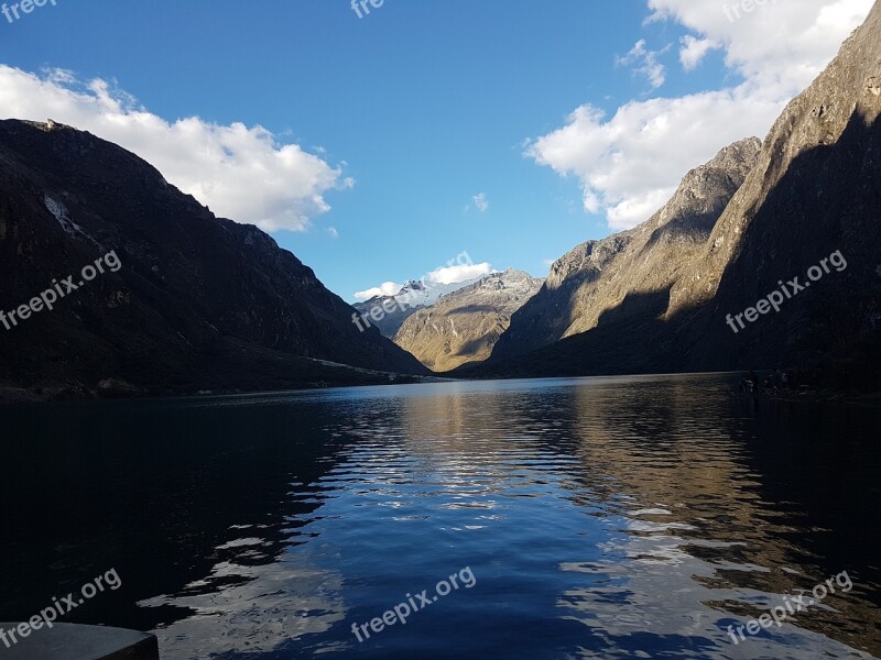 Landscape Laguna Huaraz Free Photos