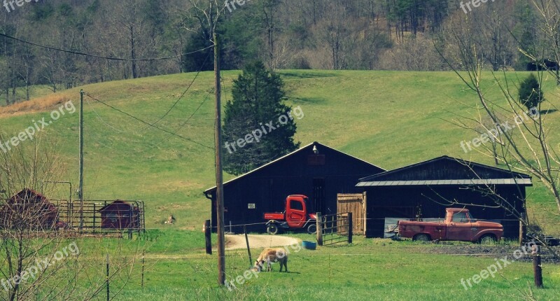 Barn Country West Virginia Agriculture Landscape