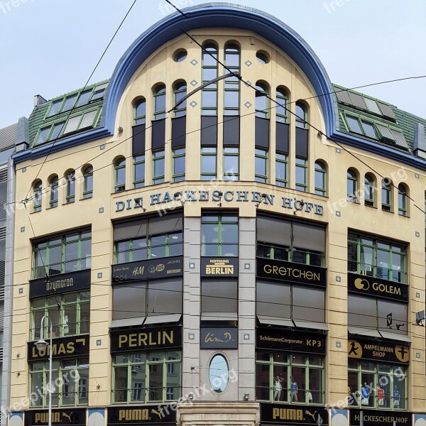 Hackesche Höfe Berlin Facade Building Historically