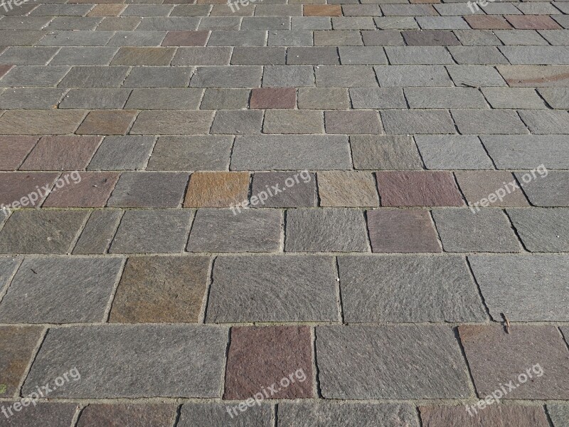 Patch Paving Stones Background Ground Paved