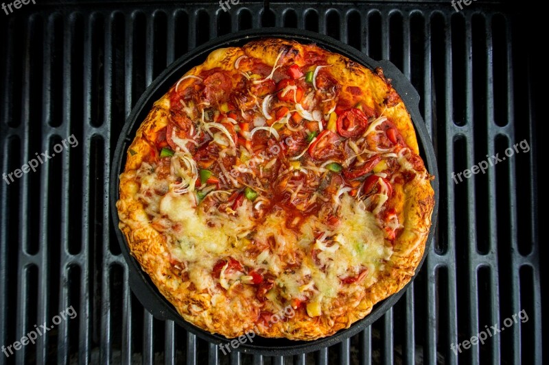 Pan Pizza Pizza Grill Barbecue Dutch Oven