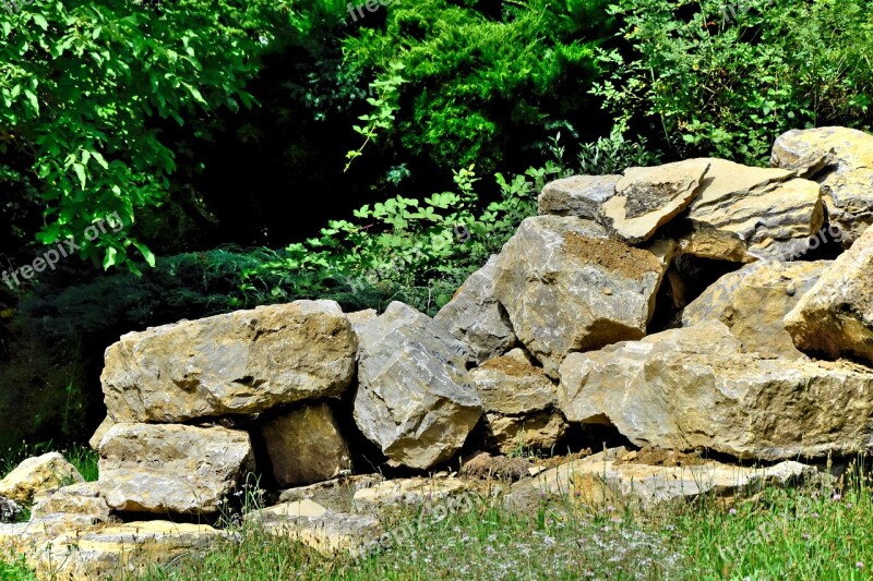 Stone Rock Bedrock Crag Bluff