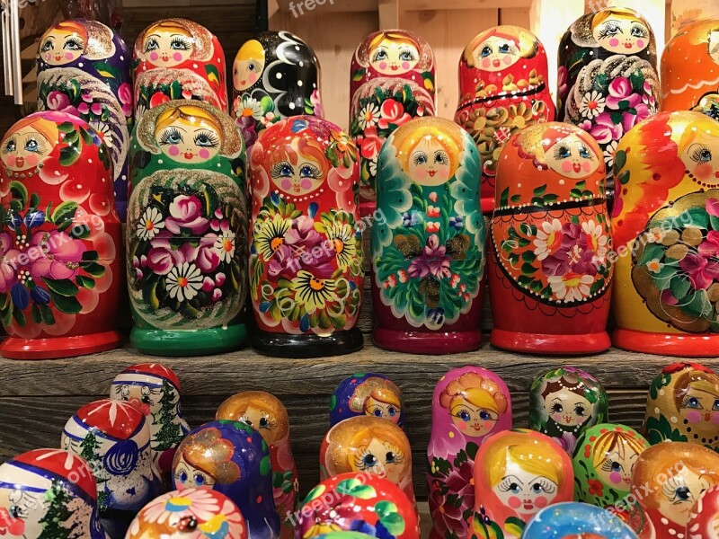 Matroschka Russian Dolls Dolls Free Photos