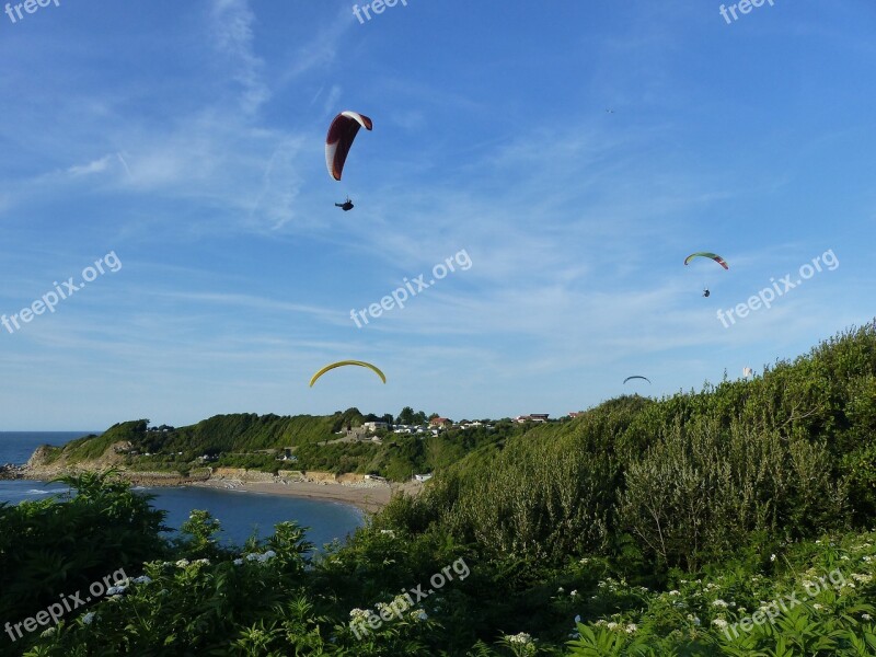 Paragliding Side Basque Cote Basque Erromardie