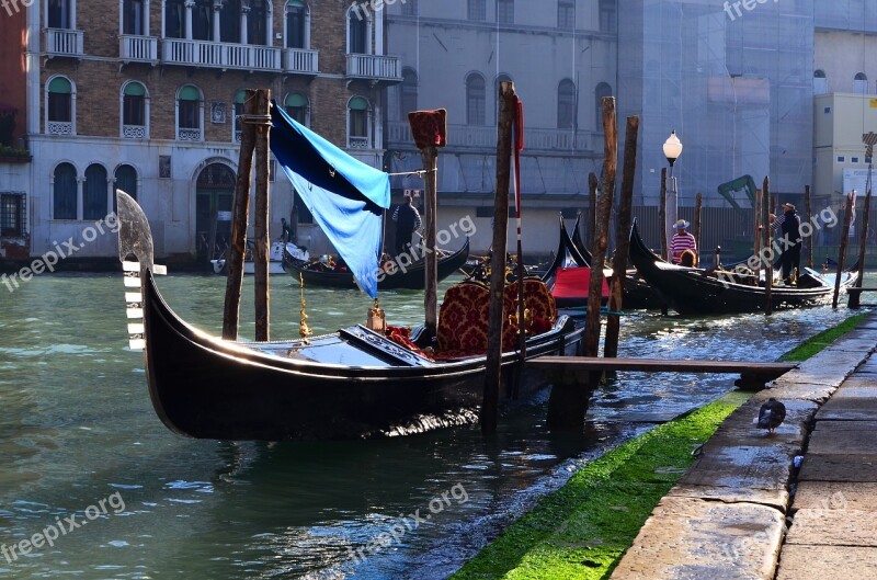 Venice Italy Gondola Street View Water