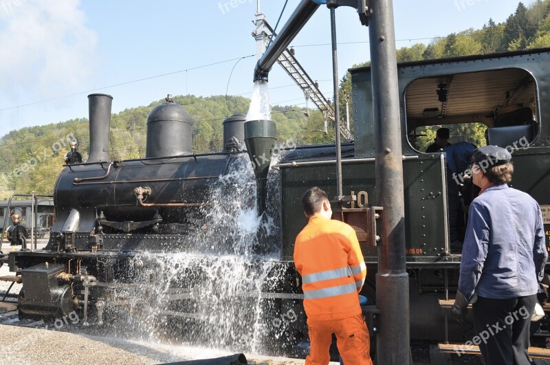 Dvzo Steam Locomotive Water Railway Nostalgia Ride