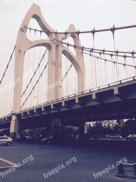 Chengdu Qingshui River Bridge Lounging Free Photos