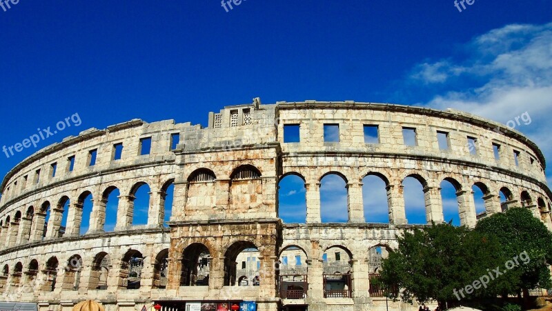 Croatia Places Of Interest Istria Pula Roman History