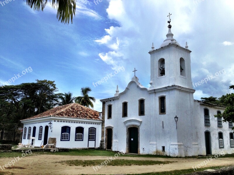 Church Colonial Church Paraty Old Town Old City