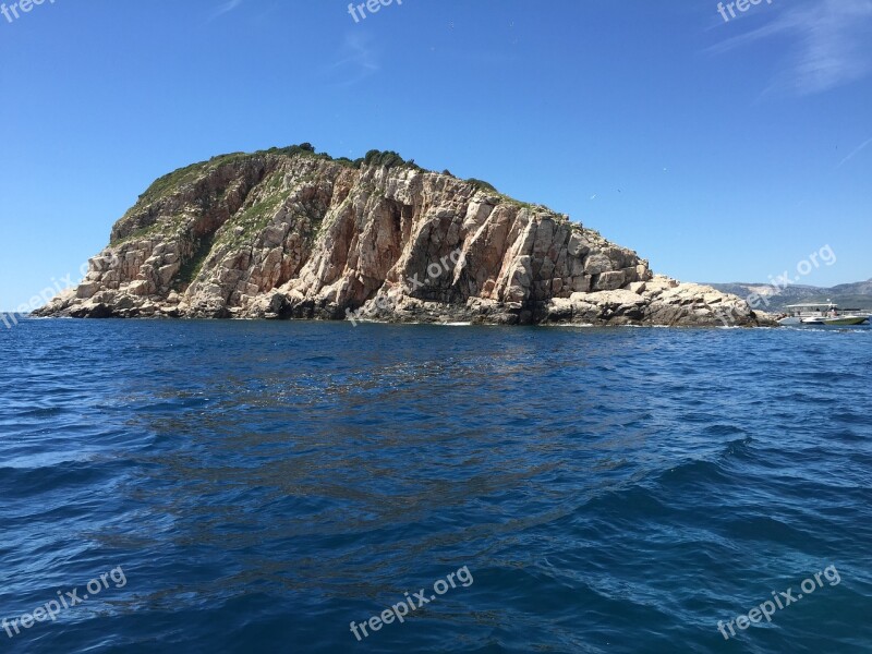 Croatia Rock Sea Adriatic Sea Adriatic