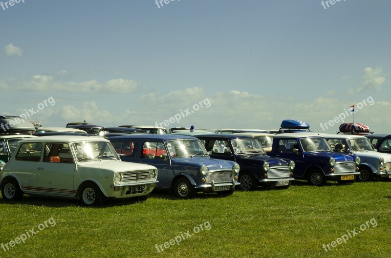 Morris Mini Club Get-togethers Cars Denmark Vintage Car