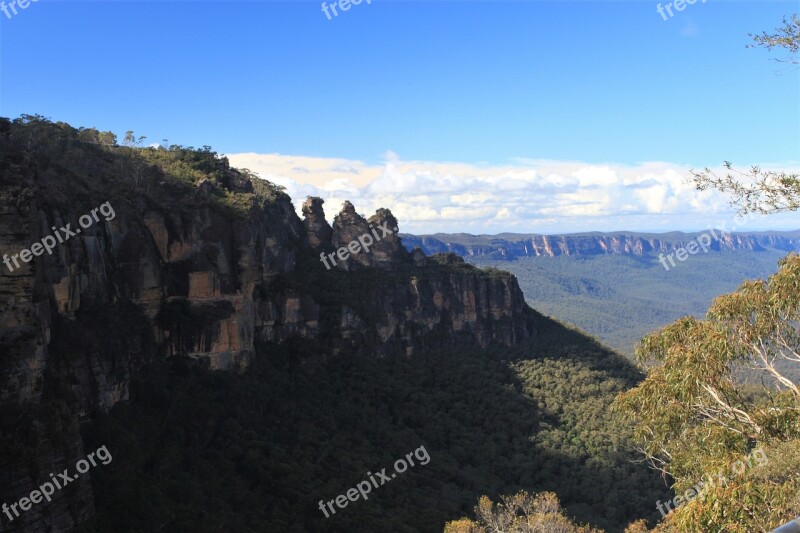 Mountains Blue Mountains Sky Nature Landscape