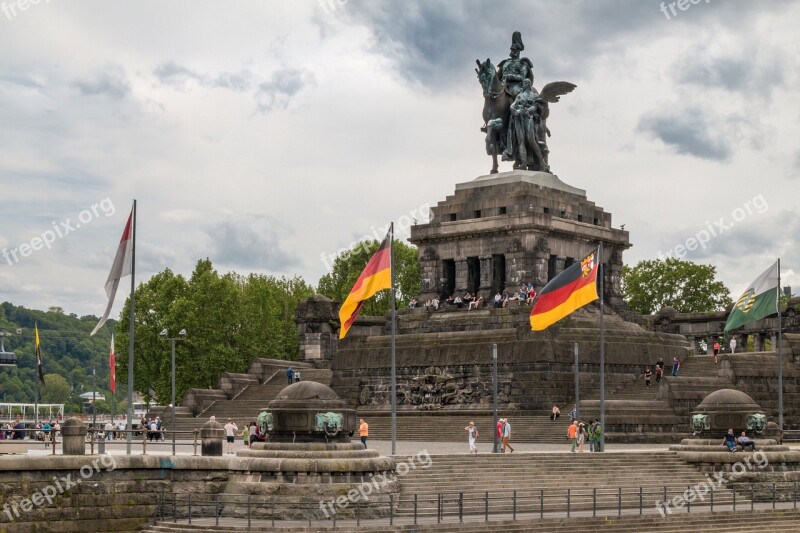 Koblenz German Corner Rhine Mosel Free Photos