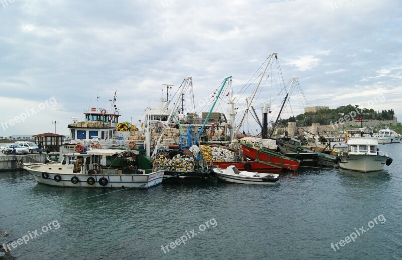 Boat Fisherman Marine Beach Coastal