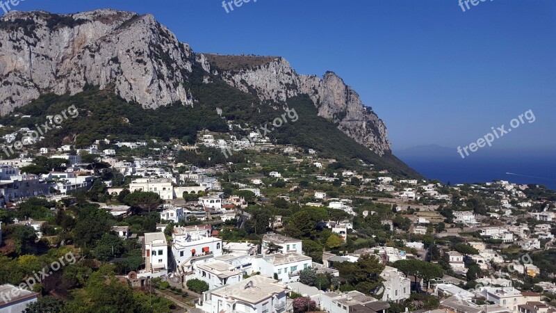 Capri Island Holiday Sea Summer