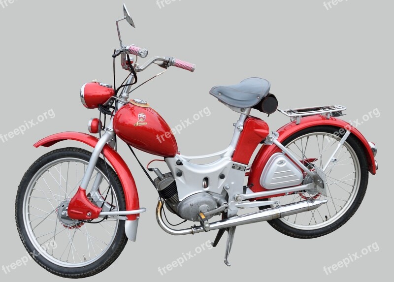 Moped Two Wheeled Vehicle Historically Suhl Simson