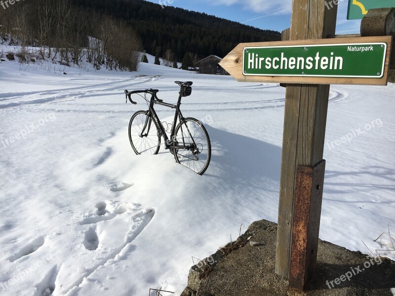 Snow Road Bike Mountain Deer Stone Pass