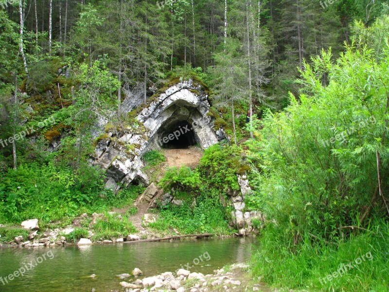 R The Koiva Grotto Stove Perm Krai River