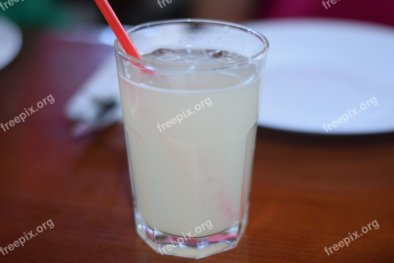 Lemon Lemonade Lemon Juice Served Cocktail