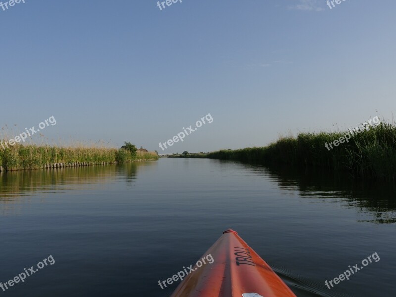 Holland Water Canoeing Evening Riverside