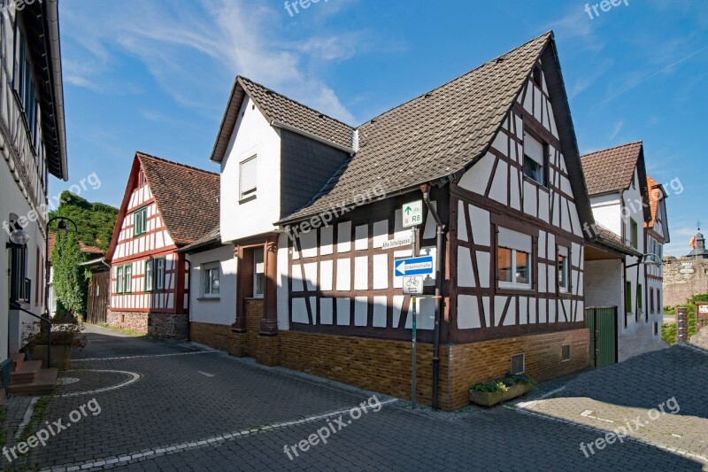 Dreieich Three Oak Grove Hesse Germany Historic Center