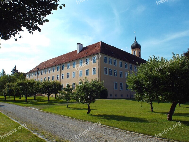 Abbey Oberschönenfeld Cistercian Abbey Convent Building Monastery Klosterhof