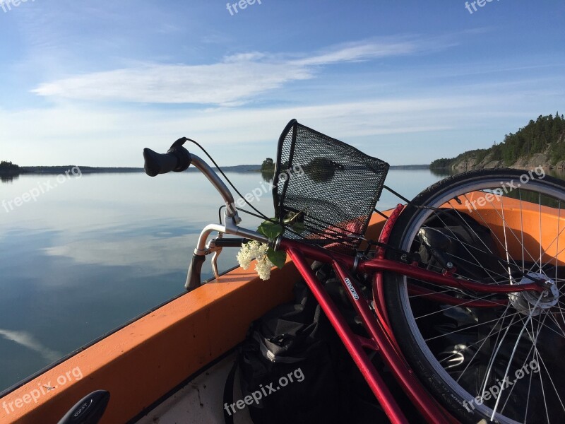 Aland Archipelago Cycle Boat Free Photos