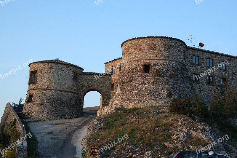 Castle Torriana Rimini Free Photos