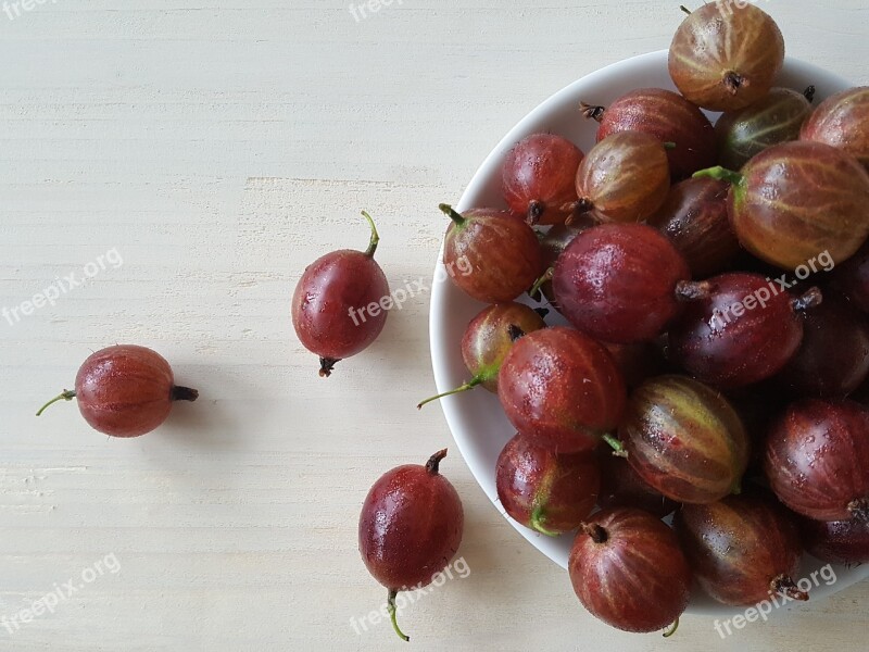 Gooseberry Fruit Fresh Delicious Vitamins